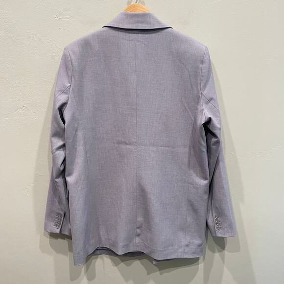 NWT Abercrombie & Fitch Women’s Classic Suiting Blazer in Grey - Size: Large - Picture 3 of 10